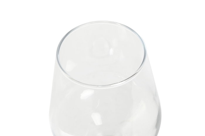 DKD Home Decor Set de 6 Copas de Cristal de 410 ml para Vino Tinto