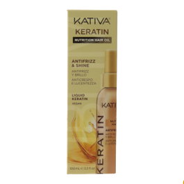 Kativa Keratin Nutrition Hair Oil Antifrizz & Shine 100 ml