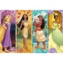 Liscianigiochi Rompecabezas MaxiFloor Doble Cara Princesas - 2 x 60 Piezas - Puzzle Infantil a Partir de 4 Años