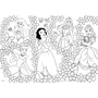 Liscianigiochi Rompecabezas MaxiFloor Doble Cara Princesas - 2 x 60 Piezas - Puzzle Infantil a Partir de 4 Años