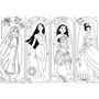 Liscianigiochi Rompecabezas MaxiFloor Doble Cara Princesas - 2 x 60 Piezas - Puzzle Infantil a Partir de 4 Años