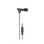 Audio-Technica ATR3350xIS Micrófono de Corbata/Solapa Alámbrico Omnidireccional, 3.5 mm, Negro, con Batería LR44 e Interruptor On/Off