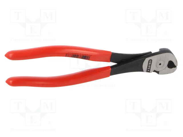 KNIPEX Alicates de corte de frente 200 mm con fase lateral