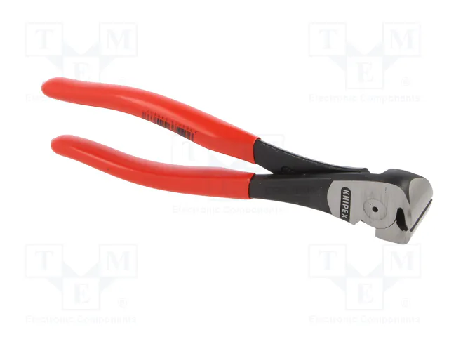 KNIPEX Alicates de corte de frente 200 mm con fase lateral