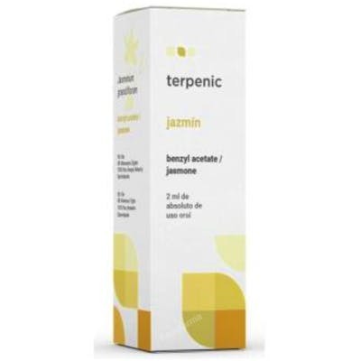 TERPENIC Jazmín Absoluto Aceite Esencial Alimentario 2ml Antioxidante Antiespasmódico Antidepresivo TERPENIC Jazmín Absoluto Aceite Esencial Alimentario 2ml Antioxidante Antiespasmódico Antidepresivo