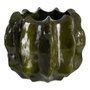Macetero Verde Cerámica Decoración 40 X 40 X 40 cm
