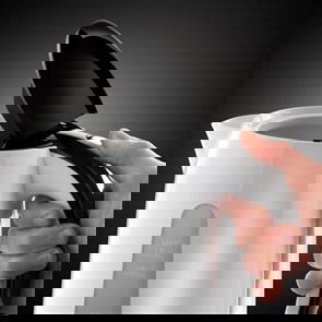 Russell Hobbs 25070-70 Hervidor My Breakfast Color Hielo Blanco Negro Medianoche