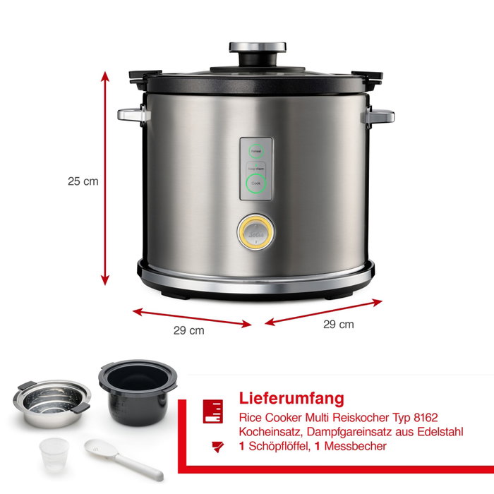 Solis Rice Cooker Multi Type 8162 Solis Rice Cooker Multi Type 8162