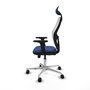 PIQUERAS Y CRESPO Silla de oficina Jorquera Azul marino con mecanismo Sincro/Traslack