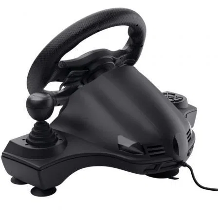 Trust Gaming Volante con Pedales MOVI GXT 289 25122 para PC y Consola Xbox Series X/S, Switch y PS4, con Vibración y 270 grados de Rotación
