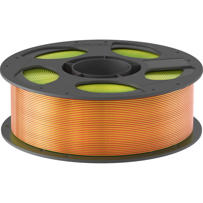 Anycubic PLA Silk Filament Tri-Color Rojo Amarillo Verde 1 kg