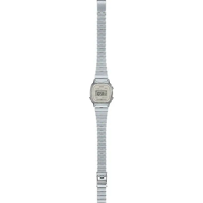 Casio LA670WEA Reloj Unisex Digital de Cuarzo con Correa Gris
