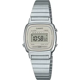Casio LA670WEA Reloj Unisex Digital de Cuarzo con Correa Gris