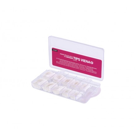 Bifull Tips Viena 100 uds naturales con forma curva Bifull Tips Viena 100 uds naturales con forma curva