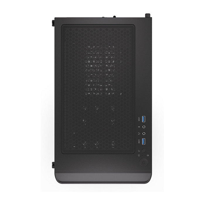 Endorfy Ventum 200 Air TG Negra Torre PC con Ventana de Vidrio Templado y Panel Frontal de Malla para Óptimo Flujo de Aire