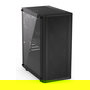 Endorfy Ventum 200 Air TG Negra Torre PC con Ventana de Vidrio Templado y Panel Frontal de Malla para Óptimo Flujo de Aire