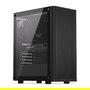 Endorfy Ventum 200 Air TG Negra Torre PC con Ventana de Vidrio Templado y Panel Frontal de Malla para Óptimo Flujo de Aire