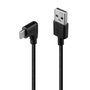LINDY Cable USB 2.0 USB A a USB C 1 m Negro