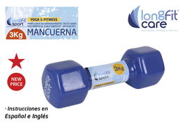 Longfit Sport Mancuerna 3 Kg (3 Unidades)