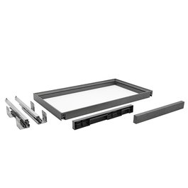 HERRAJES ALK Serie Óptima Modulo 600 Bastidor Telescópico con Guías de Extracción Total, Cierre Amortiguado, Profundidad 454mm