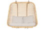 DKD Home Decor Sillón Colgante Balines Natural Beige Ratan Poliester 60 x 120 x 140 cm
