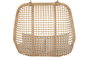 DKD Home Decor Sillón Colgante Balines Natural Beige Ratan Poliester 60 x 120 x 140 cm