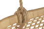 DKD Home Decor Sillón Colgante Balines Natural Beige Ratan Poliester 60 x 120 x 140 cm