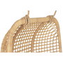 DKD Home Decor Sillón Colgante Balines Natural Beige Ratan Poliester 60 x 120 x 140 cm