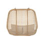 DKD Home Decor Sillón Colgante Balines Natural Beige Ratan Poliester 60 x 120 x 140 cm