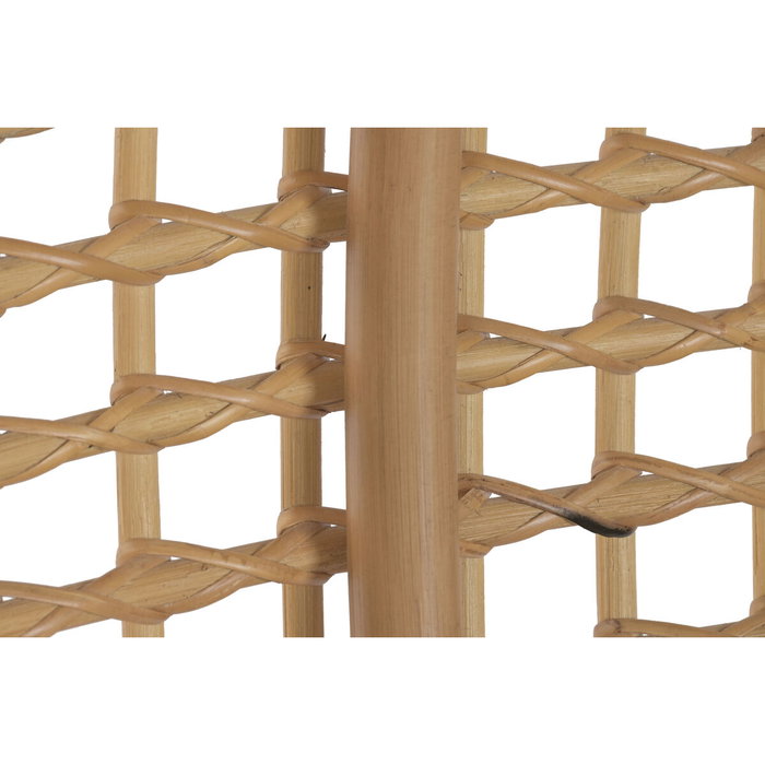 DKD Home Decor Sillón Colgante Balines Natural Beige Ratan Poliester 60 x 120 x 140 cm