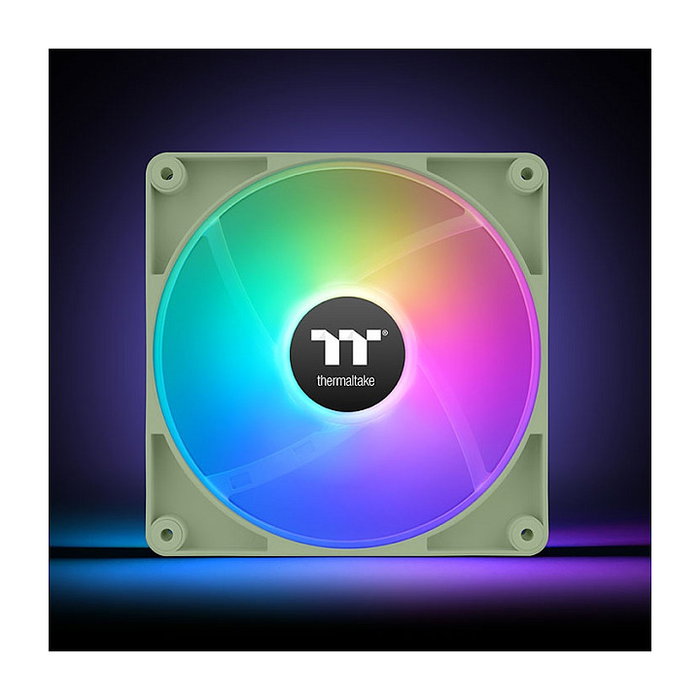 Thermaltake CT120 ARGB Reverse Matcha Green Pack de 2 Ventiladores de 120 mm