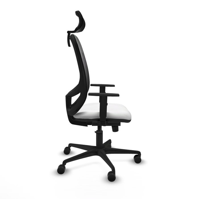 PIQUERAS Y CRESPO Silla de oficina Cilanco con mecanismo Sincro, Blanco y Negro PIQUERAS Y CRESPO Silla de oficina Cilanco con mecanismo Sincro, Blanco y Negro
