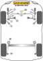 Powerflex Silentblock Superior Delantero Brazo de Suspensión Camber Adj