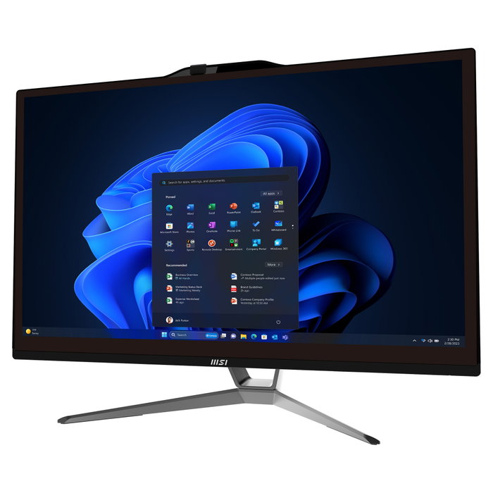 MSI Pro AP222T 14M-428FR PC todo en uno con i5-14400, 8GB RAM, 500GB SSD, Pantalla Táctil 21.5 pulg, Windows 11 Pro, AZERTY French Layout