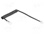 DeLOCK Cable telefónico espiral RJ11 a RJ45 de 1 m, Negro