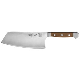 Güde Alpha Chai Dao Cuchillo de Cocina con Mango de Madera de Peral, 16 cm de Hoja