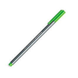 Rotulador Fibra Staedtler 334 Triplus Fineliner Verde Neon (Set de 10)