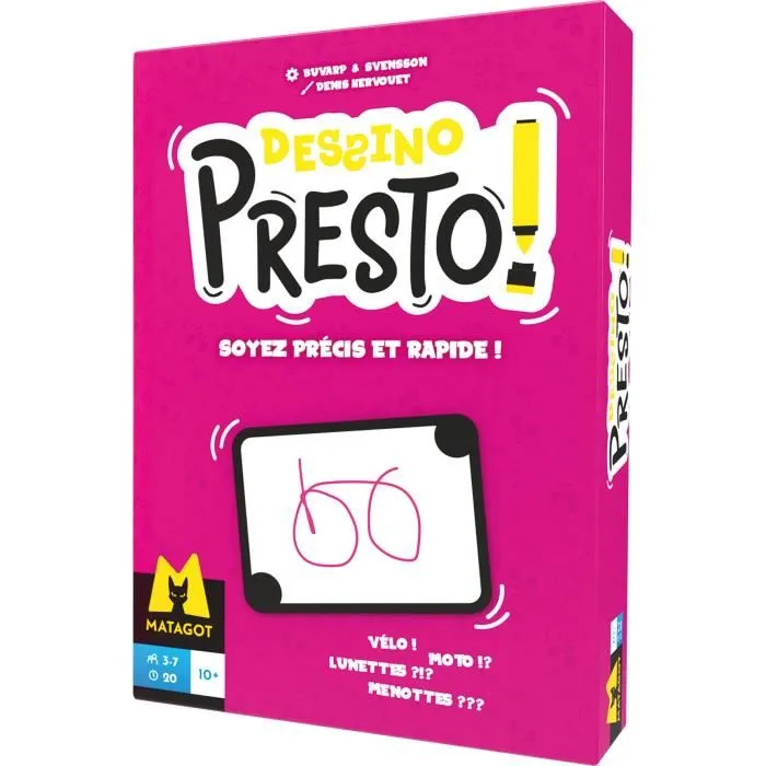 Juego de Mesa Asmodee Dessino Presto! (FR)