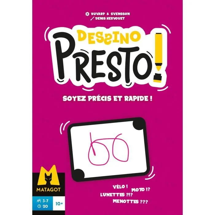 Juego de Mesa Asmodee Dessino Presto! (FR)