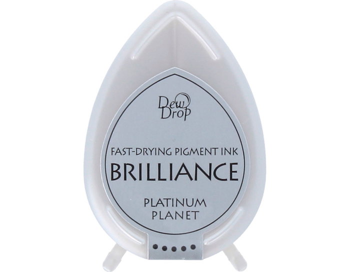 Tsukineko Almohadilla de Tinta BRILLIANCE Planeta Platino Efecto Nacarado Tsukineko Almohadilla de Tinta BRILLIANCE Planeta Platino Efecto Nacarado