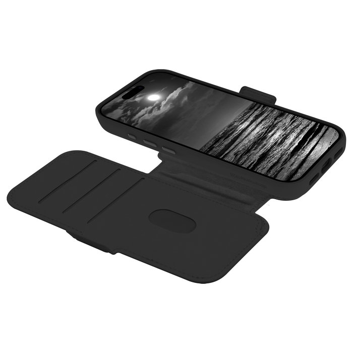 dbramante1928 Lynge MS ICON funda tipo folio para iPhone 17 Pro y iPhone 18 Pro, Negro
