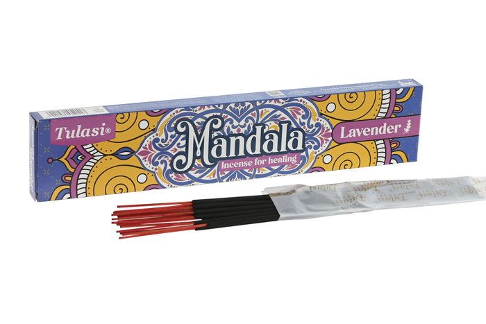 DKD Home Decor Set de 20 Varillas de Incienso Lavanda Mandala 2024b