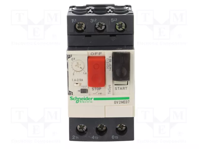 SCHNEIDER ELECTRIC GV2ME07 Interruptor motorizado 0,75kW 230÷690VAC