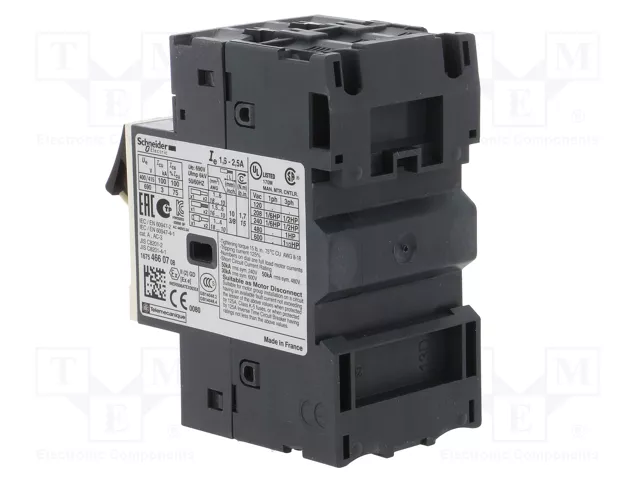 SCHNEIDER ELECTRIC GV2ME07 Interruptor motorizado 0,75kW 230÷690VAC