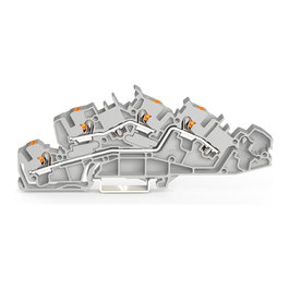 WAGO 2205-7642 Terminal de conexión Push-in CAGE CLAMP, Gris