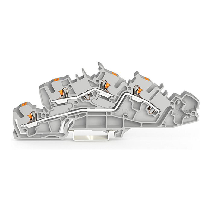 WAGO 2205-7642 Terminal de conexión Push-in CAGE CLAMP, Gris WAGO 2205-7642 Terminal de conexión Push-in CAGE CLAMP, Gris