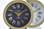 DKD Home Decor Reloj Sobremesa Negro Blanco Hierro Cristal 2 Unidades 6 x 13 x 12 cm