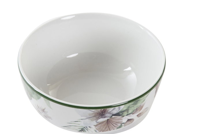DKD Home Decor Bol Tropical Verde Marron Porcelana 13.5x6.5x13.5cm Apto Microondas y Lavavajillas (12 Unidades) DKD Home Decor Bol Tropical Verde Marron Porcelana 13.5x6.5x13.5cm Apto Microondas y Lavavajillas (12 Unidades)