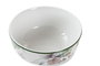 DKD Home Decor Bol Tropical Verde Marron Porcelana 13.5x6.5x13.5cm Apto Microondas y Lavavajillas (12 Unidades)