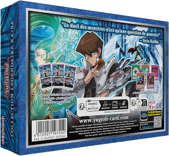 Konami Yu-Gi-Oh! Colección Legendaria de Kaiba Caja Edición en Francés Juego de Cartas A Partir de 6 Años Ref. 4012927197554